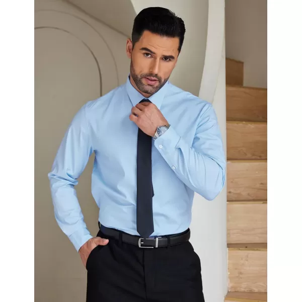 COOFANDY Men's Dress Shirt Wrinkle Free Long Sleeve Button Down Formal Shirts