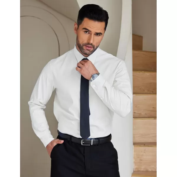 COOFANDY Men's Dress Shirt Wrinkle Free Long Sleeve Button Down Formal Shirts