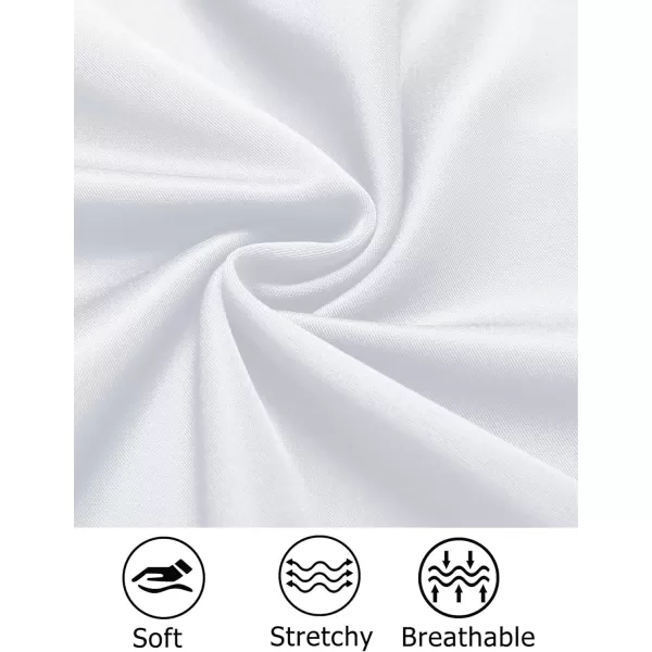 COOFANDY Mens Dress Shirts Stretch Athletic Fit Short Sleeve Button Down Shirts Wrinkle Free