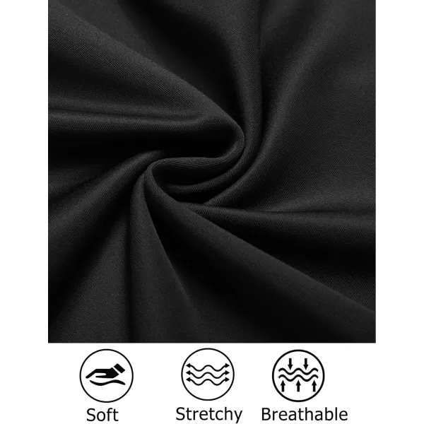 COOFANDY Mens Dress Shirts Stretch Athletic Fit Short Sleeve Button Down Shirts Wrinkle Free