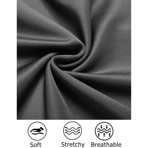 COOFANDY Mens Dress Shirts Stretch Athletic Fit Short Sleeve Button Down Shirts Wrinkle Free
