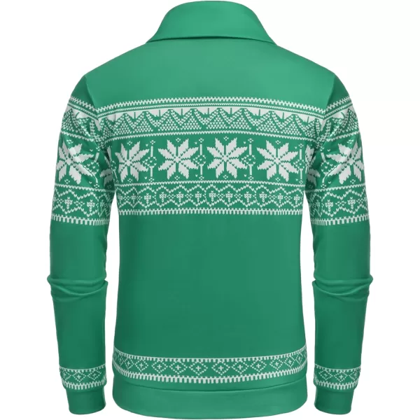 COOFANDY Men's Fashion Shawl Collar Pullover Casual Long Sleeve Knitted Sweater Sweatshirts