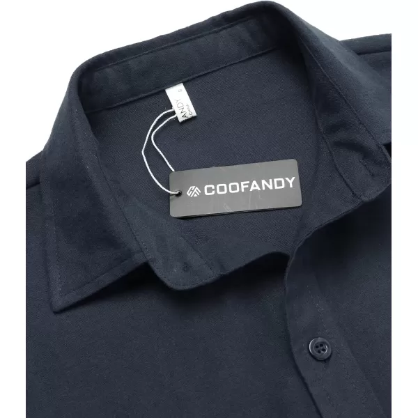 COOFANDY Men's Flannel Plaid Shirts Long Sleeve Button Down Casual Shirt Jacket