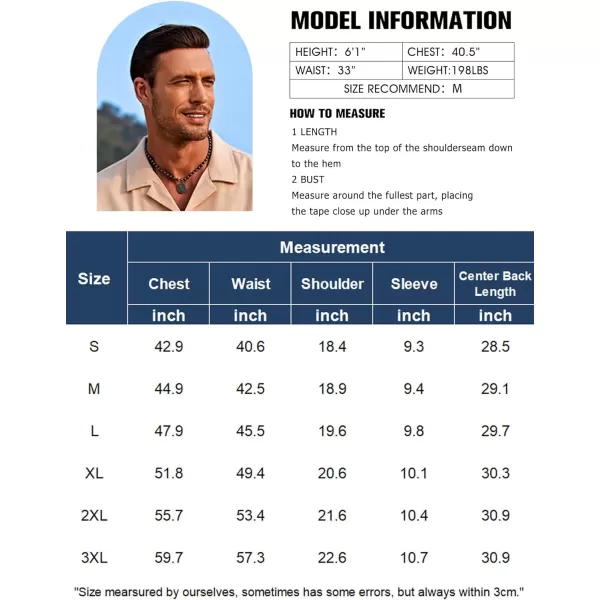 COOFANDY Mens Hawaiian Shirts Short Sleeve Tropical Button Down Shirts Casual Summer Beach Shirts