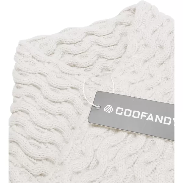 COOFANDY Men's Knitted Turtleneck Sweater Long Sleeve Slim Fit Designer Shawl Collar Pullover