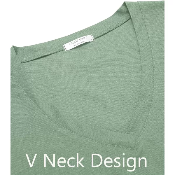 COOFANDY Men's Linen V Neck Tank Top Sleeveless Beach Summer Casual Shirt Tops