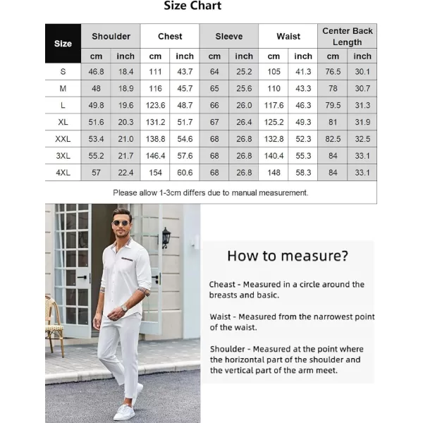 COOFANDY Men's Long Sleeve Dress Shirt Plaid Collar Casual Button Down Shirts