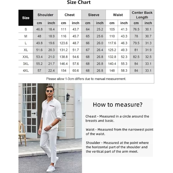 COOFANDY Men's Long Sleeve Dress Shirt Plaid Collar Casual Button Down Shirts