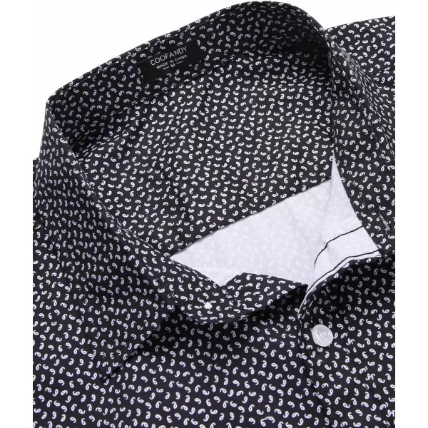 COOFANDY Men's Muscle Fit Dress Shirt Wrinkle Free Long Sleeve Button Down Shirt