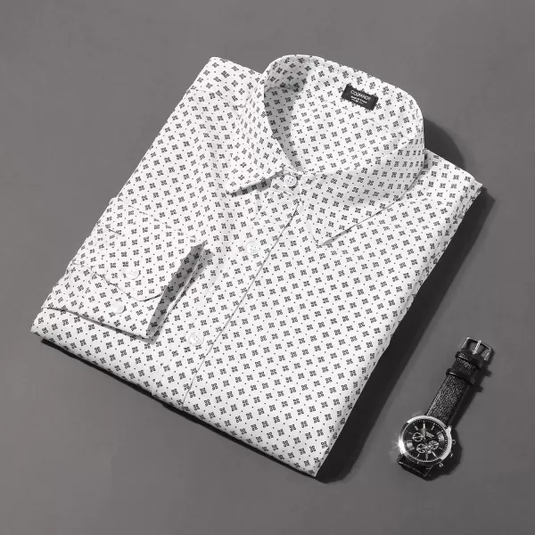 COOFANDY Men's Muscle Fit Dress Shirt Wrinkle Free Long Sleeve Button Down Shirt