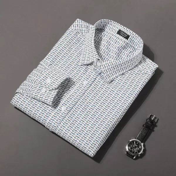 COOFANDY Men's Muscle Fit Dress Shirt Wrinkle Free Long Sleeve Button Down Shirt