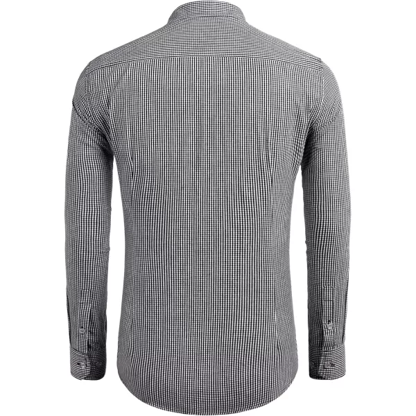 COOFANDY Men's Muscle Fit Dress Shirt Wrinkle Free Long Sleeve Button Down Shirt)