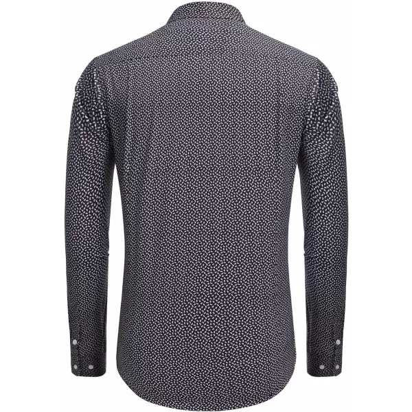 COOFANDY Men's Muscle Fit Dress Shirt Wrinkle Free Long Sleeve Button Down Shirt