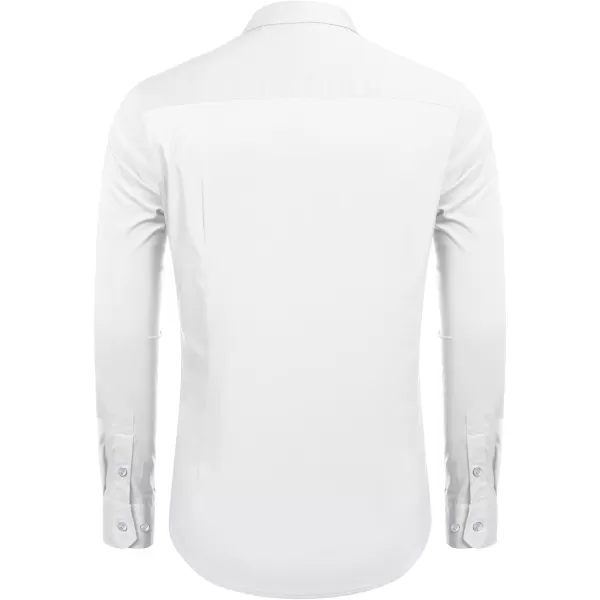 COOFANDY Men's Muscle Fit Dress Shirt Wrinkle Free Long Sleeve Button Down Shirt