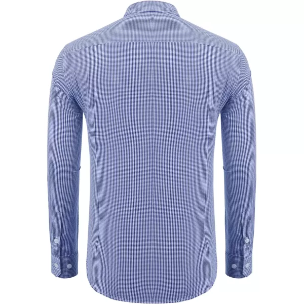 COOFANDY Men's Muscle Fit Dress Shirt Wrinkle Free Long Sleeve Button Down Shirt)