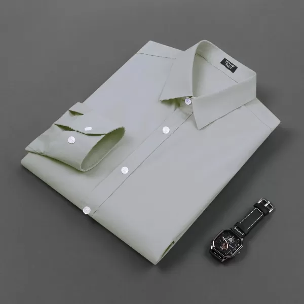 COOFANDY Men's Muscle Fit Dress Shirt Wrinkle Free Long Sleeve Button Down Shirt