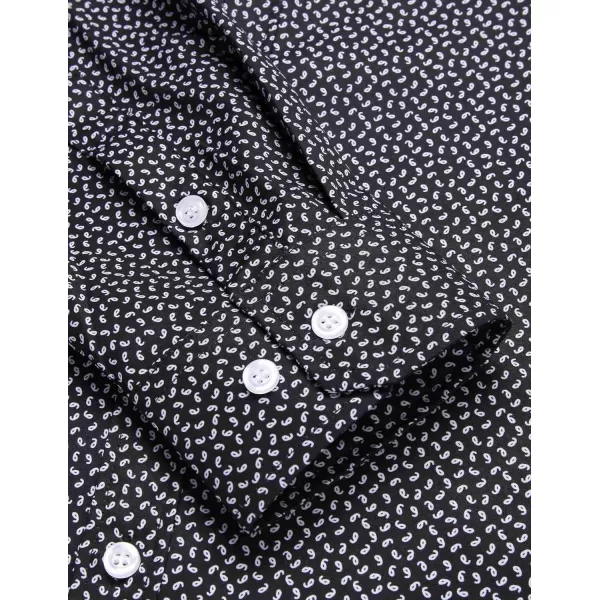 COOFANDY Men's Muscle Fit Dress Shirt Wrinkle Free Long Sleeve Button Down Shirt