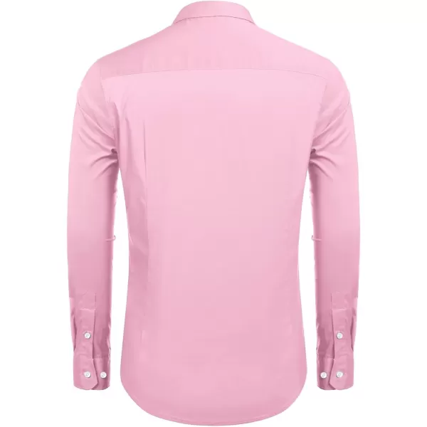 COOFANDY Men's Muscle Fit Dress Shirt Wrinkle Free Long Sleeve Button Down Shirt