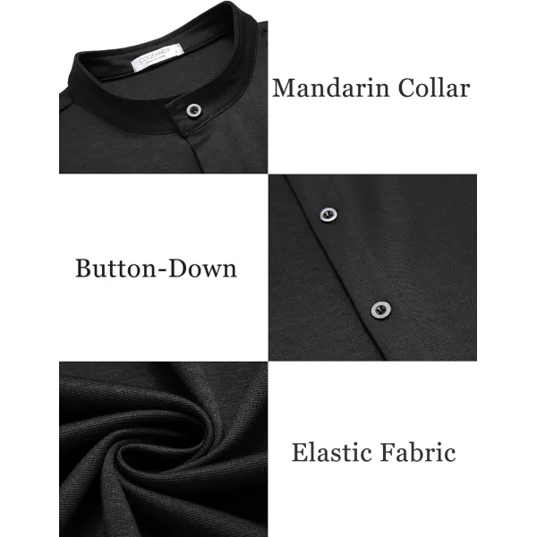 COOFANDY Mens Muscle Fit Dress Shirts Wrinkle Free Long Sleeve Casual Button Down Shirts