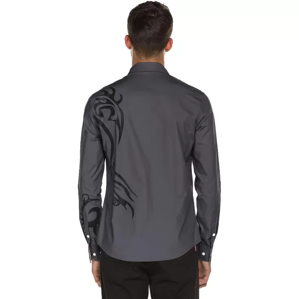 COOFANDY Men's Print Button Down Dress Shirt Fashion Long Sleeve Casual Shirts