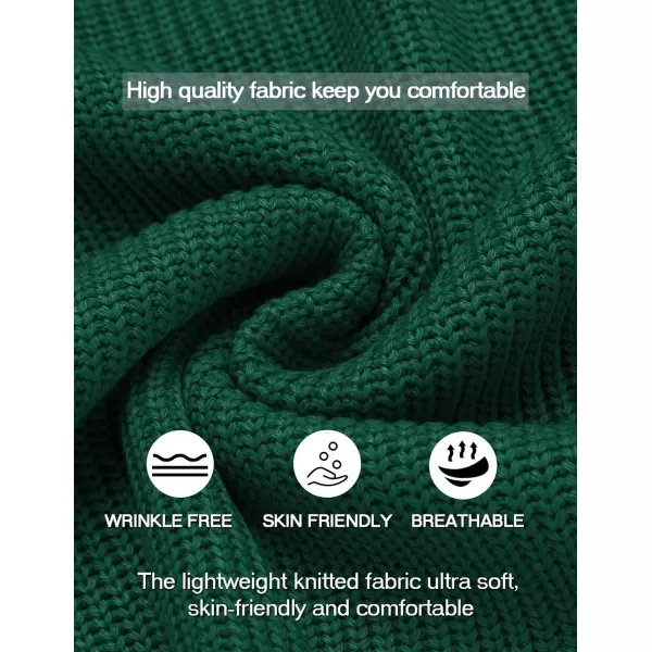COOFANDY Men's Quarter Zip Polo Sweater Knit Pullover Long Sleeve Casual Dress Slim Fit Shirt