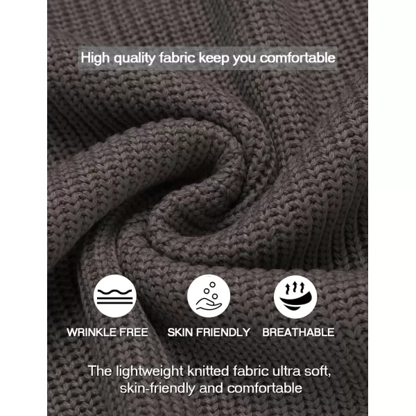 COOFANDY Men's Quarter Zip Polo Sweater Knit Pullover Long Sleeve Casual Dress Slim Fit Shirt