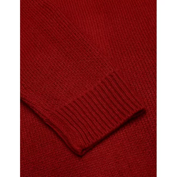 COOFANDY Men's Quarter Zip Pullover Sweater Casual Zip Up Polo Sweater Knit