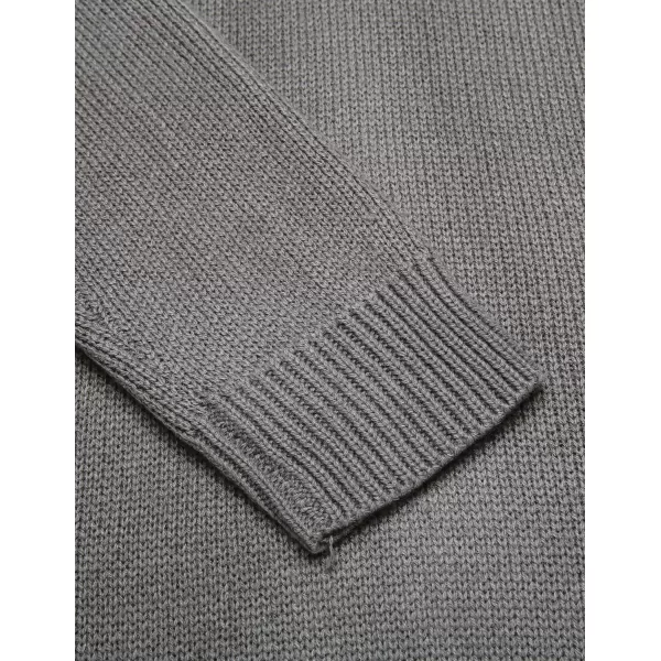 COOFANDY Men's Quarter Zip Pullover Sweater Casual Zip Up Polo Sweater Knit