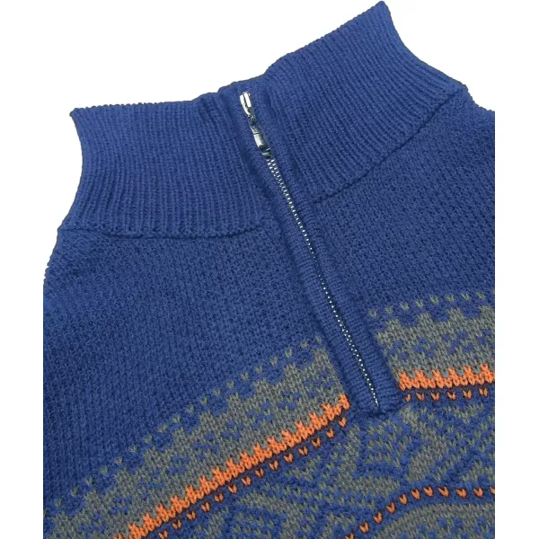 COOFANDY Men's Quarter Zip Pullover Sweater Casual Zip Up Polo Sweater Knit