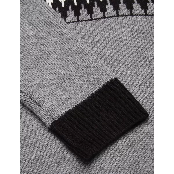 COOFANDY Men's Quarter Zip Pullover Sweater Casual Zip Up Polo Sweater Knit