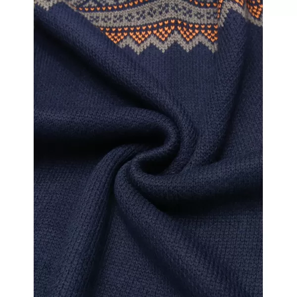 COOFANDY Men's Quarter Zip Pullover Sweater Casual Zip Up Polo Sweater Knit