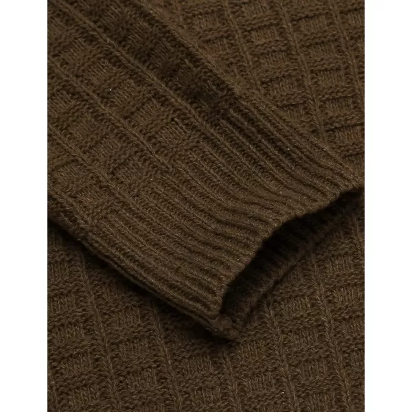 COOFANDY Men's Quarter Zip Sweaters Slim Fit Lightweight Cotton Knitted Casual Mock Neck Pullover Sweaters