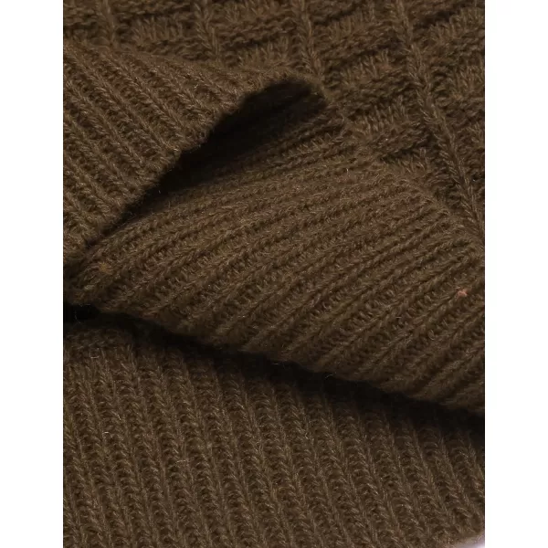 COOFANDY Men's Quarter Zip Sweaters Slim Fit Lightweight Cotton Knitted Casual Mock Neck Pullover Sweaters