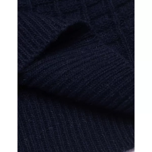 COOFANDY Men's Quarter Zip Sweaters Slim Fit Lightweight Cotton Knitted Casual Mock Neck Pullover Sweaters