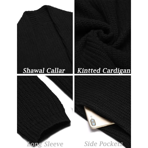 COOFANDY Mens Shawl Collar Long Cardigan Knit Ruffle Fashion Sweater Drape Cape