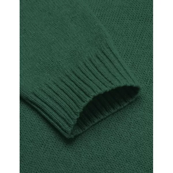 COOFANDY Men's Shawl Collar Pullover Sweater Relaxed Fit Casual Cotton Cable Knit Sweaters with Pockets