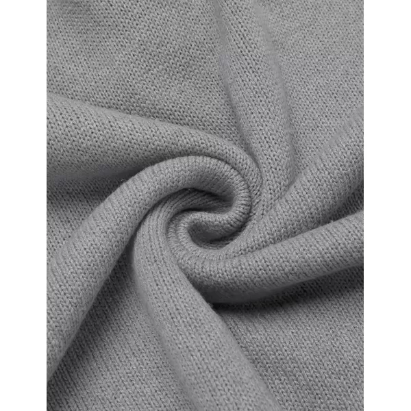 COOFANDY Men's Shawl Collar Pullover Sweater Relaxed Fit Casual Cotton Cable Knit Sweaters with Pockets