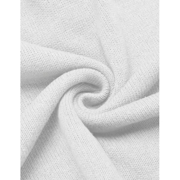 COOFANDY Men's Shawl Collar Pullover Sweater Relaxed Fit Casual Cotton Cable Knit Sweaters with Pockets