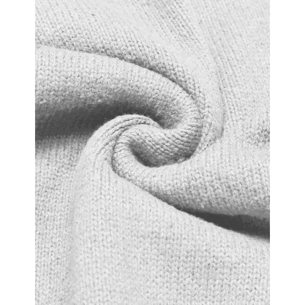 COOFANDY Men's Shawl Collar Sweaters V-Neck Relaxed Fit Cable Pullovers