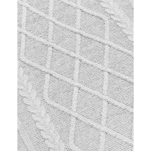 COOFANDY Men's Shawl Collar Sweaters V-Neck Relaxed Fit Cable Pullovers