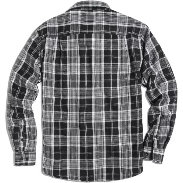 COOFANDY Men's Sherpa Lined Flannel Shirt Jacket Long Sleeve Button Up Fleece Plaid Shirts