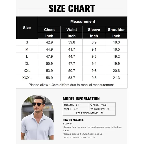 COOFANDY Mens Short Sleeve Wrinkle Free Shirt Casual Button Down Shirt Summer Dress Shirt