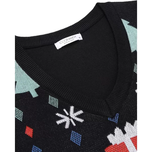 COOFANDY Men's Sleeveless Sweater Vest Lightweight V-Neck Cotton Vest Pullover