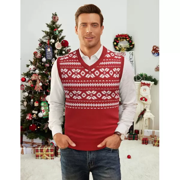 COOFANDY Men's Sleeveless Sweater Vest Lightweight V-Neck Cotton Vest Pullover