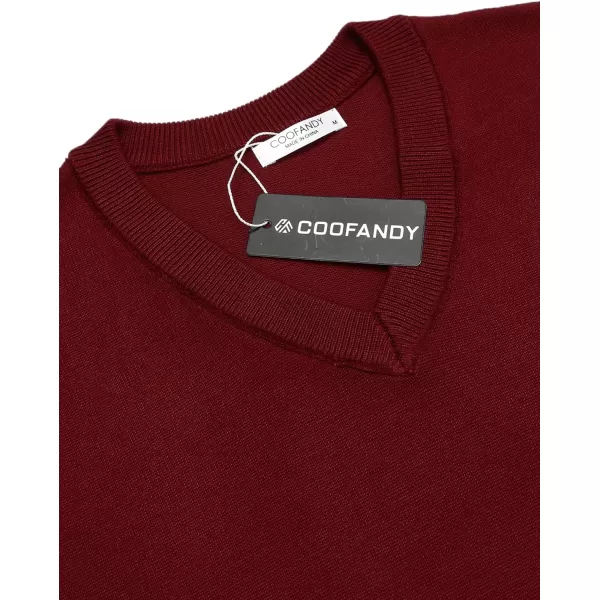 COOFANDY Men's Sleeveless V Neck Pullover Sweater Slim Fit Casual Argyle Sweater Vest