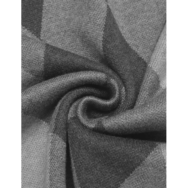 COOFANDY Men's Sleeveless V Neck Pullover Sweater Slim Fit Casual Argyle Sweater Vest
