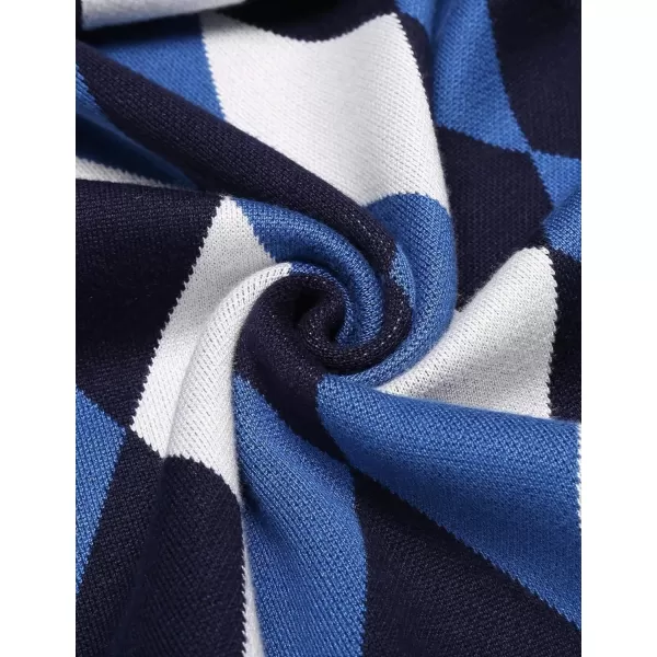 COOFANDY Men's Sleeveless V Neck Pullover Sweater Slim Fit Casual Argyle Sweater Vest