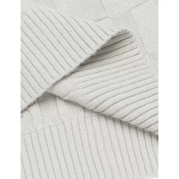 COOFANDY Men's Slim Fit Turtleneck Sweater Casual Cable Knit Pullover Sweaters