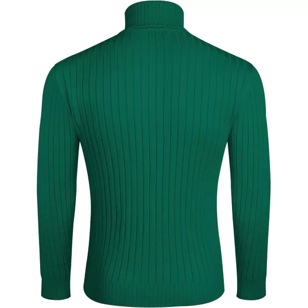 COOFANDY Men's Slim Fit Turtleneck Sweater Casual Pullover Sweater Lightweight Ribbed Sweater