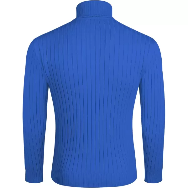 COOFANDY Men's Slim Fit Turtleneck Sweater Casual Pullover Sweater Lightweight Ribbed Sweater